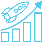 Faster Growth Icon